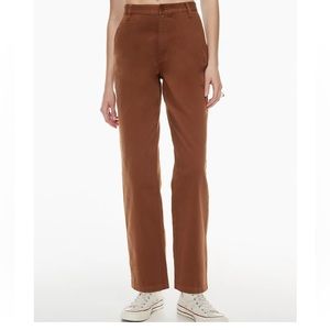 Aritzia Sunday Best Jaden Pant in Epicurean Brown